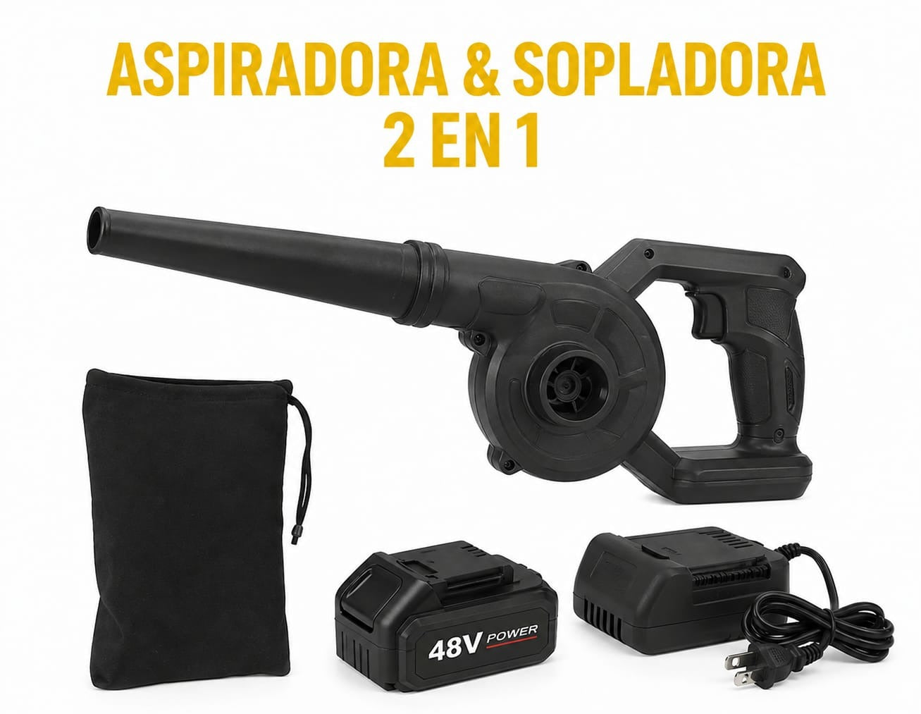 ASPIRADOR & SOPLADOR INALAMBRICO 48V