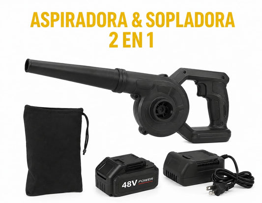 ASPIRADOR & SOPLADOR INALAMBRICO 48V